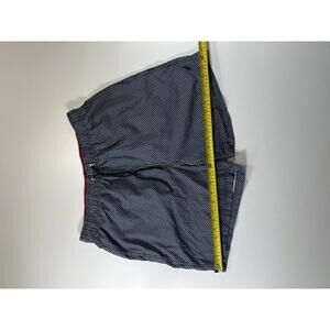Nautica Men's Navy Patterned Swim Shorts L